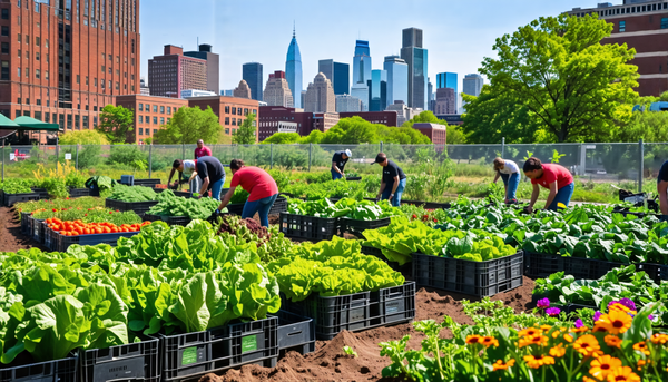 Urban Gardeners Supply Philly Food Banks with Premium Organic Produce During Peak Season
